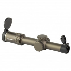 Riton 3 Tactix Rifle Scope 1-8X24mm OT Illuminated 30mm SFP FDE