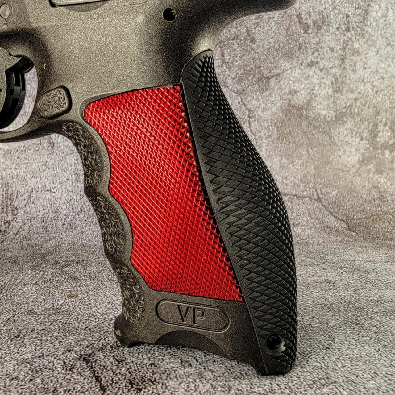 Taylor Freelance HK VP9 Grip Panel Kit Left/Right Medium Aluminum Red