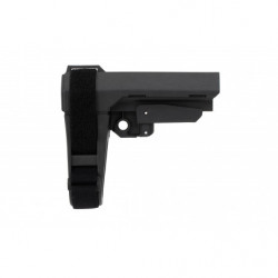 SB Tactical SBA3 AR Pistol Stabilizing Brace Black No Receiver Extension