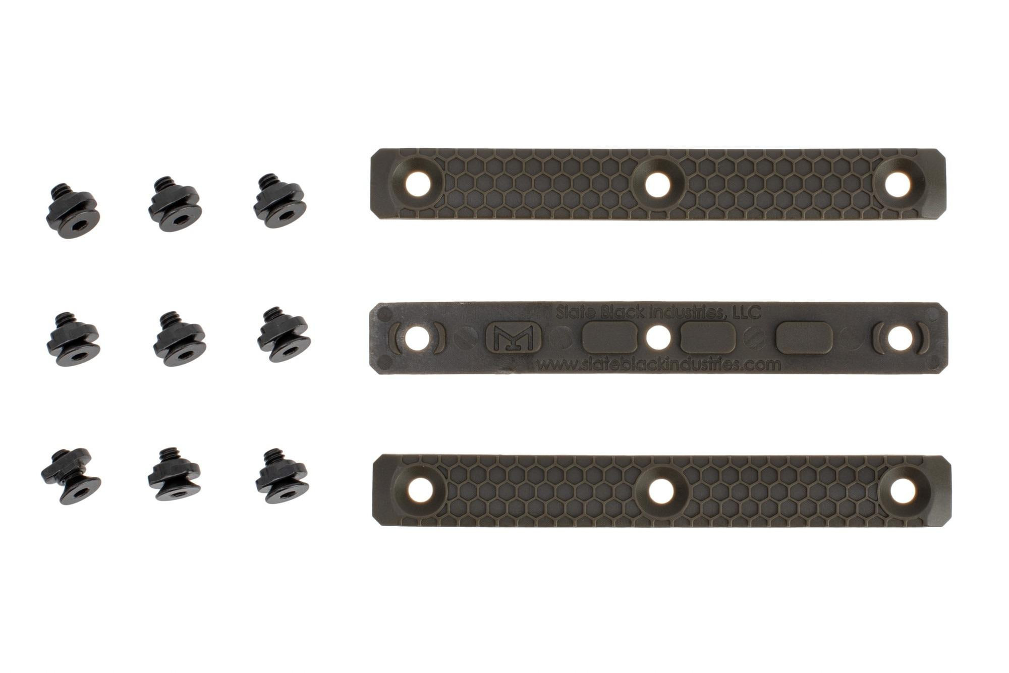 Slate Black Industries 3-Slot M-LOK Slate Panels ODG