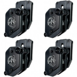 Black Scorpion Single/Double Stack Ambi Magazine Pouches 4Pcs