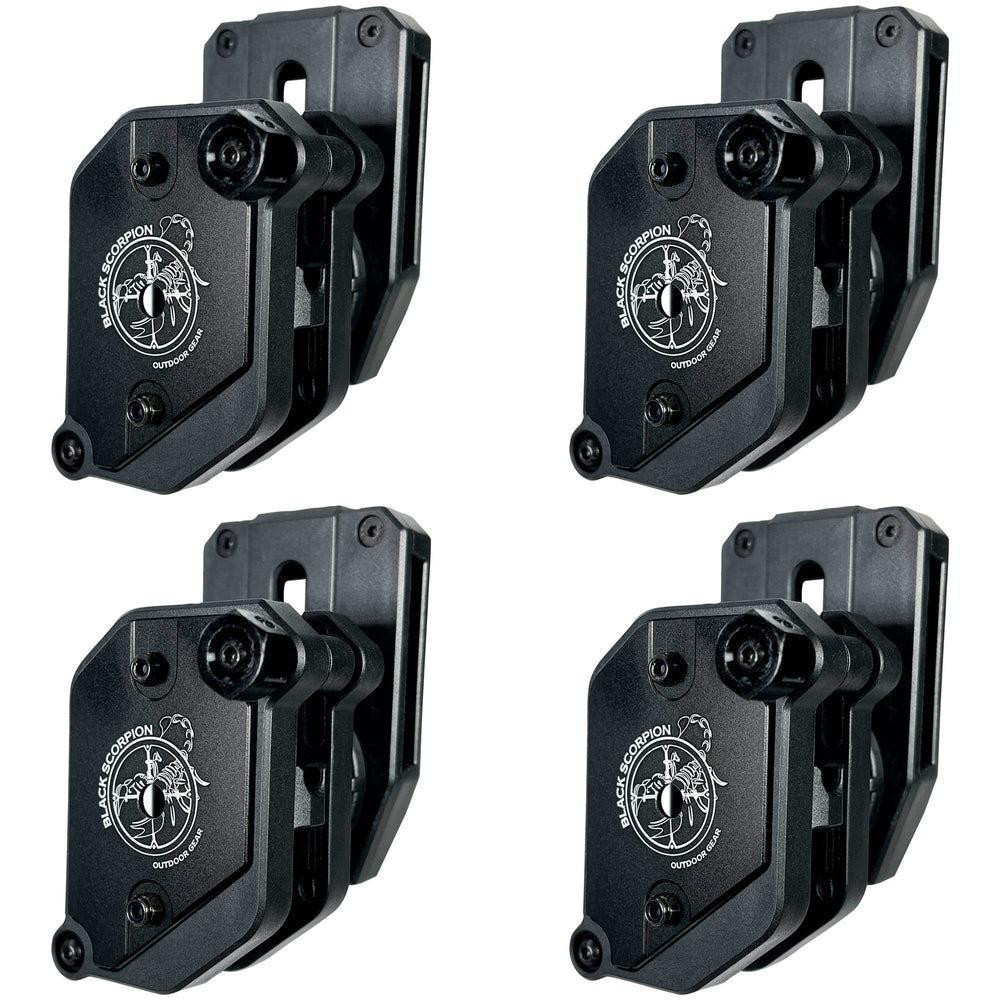 Black Scorpion Single/Double Stack Ambi Magazine Pouches 4Pcs