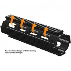 UTG PRO AR-15 4/15 Drop-in Quad Rail Handguard