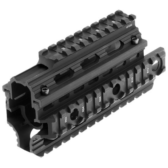 UTG PRO Quad Rail Handguard Black