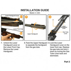 UTG PRO Quad Rail Handguard Black