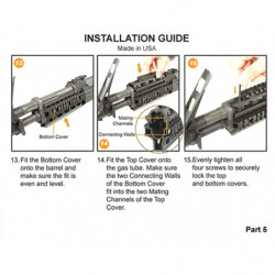 UTG PRO Quad Rail Handguard Black