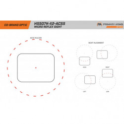 Holosun HS507K-X2 Compact Pistol Red Dot Sight - Red ACSSВ® VulcanВ® Dot Reticle