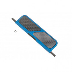 Fortis Billet Dust Cover Carbon Fiber Blue