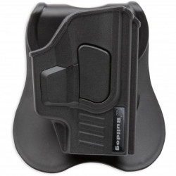 Bulldog Rapid Release RH Holster w/Paddle