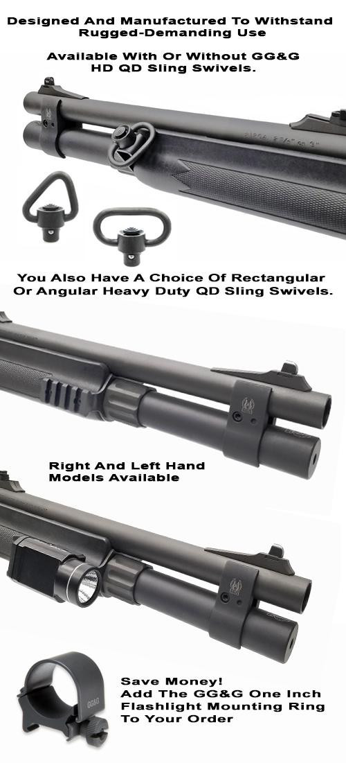 Remington 1100 1187 Quick Detach Sling And Flashlight Mount Split Version