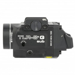 Streamlight TLR-8G Sub White LED w/Laser 500 Lm