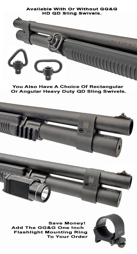 GG&G Remington 870 Quick Detach Sling And Flashlight Mount Split Version