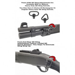 GG&G Beretta A300 Ultima Patrol Shotgun Quick Detach Front & Rear Sling Attachments